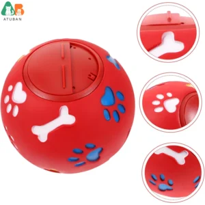 ATUBAN Interactive Dog Treat Dispensing Toy Chew Toy for Dogs Fun and Pet Activity for and Care Interactive Play and Training