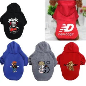 Spring and autumn Dog Clothing Pet Sweaters Coats For Warmth Suitable For Small Dogs Medium-Sized Puppy Large French bulld