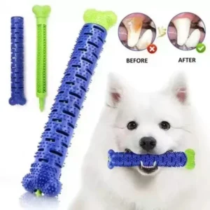 Dog Molar Stick Food Grade Bone Shape Dog Tooth Cleaning Interactive Bite Resistant for Small Pet with Slight Bite Force