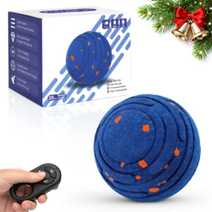 Smart Interactive Dog Toy, Indestructible E-TPU Toy Ball for Aggressive Chewers, Automatic Moving, Rechargeable Ball for Small/M