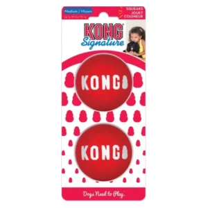 KONG Signature Balls Dog Toy, 2-pack