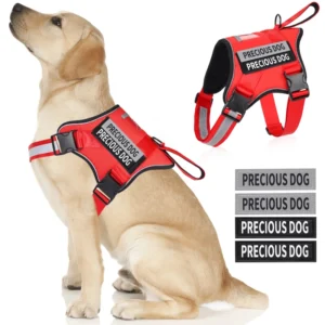 Dog Harness Reflective Breathable and Adjustable No-Pull Dog Vest Harness for Small Medium Large Dogs