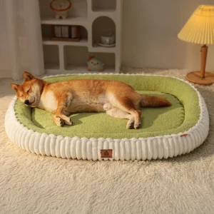 Winter Orthopedic Dog Bed for Dogs Breeds,Egg Crate Foam Dog Sofa Beds,Pet Couch Bed with Four Sided Bolster,Non-Slip Bottom