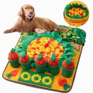 70x50cm Pulling Carrots Style Dog Exercise Snuffle Mat Ow Food Blanket Sniffing for Food Pet Interactive Plush Toys