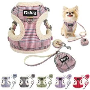Soft Pet Dog Harnesses Vest No Pull Adjustable Chihuahua Puppy Cat Harness Leash Set For Small Medium Dogs Coat Arnes Perro